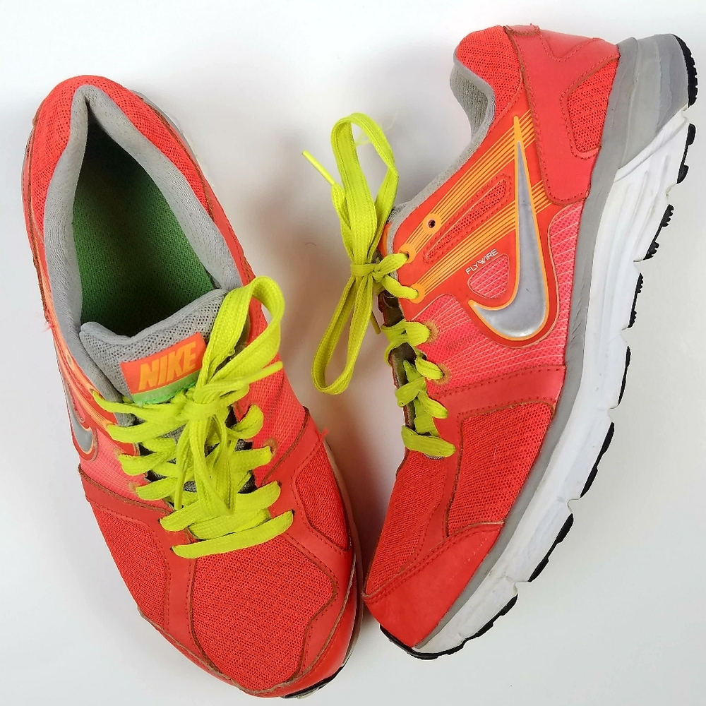 Nike Anodyne DS Flywire Neon Running Sneaker Shoe